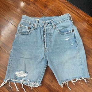 Long denim shorts Levi’s 501